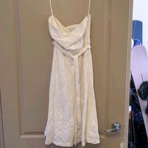 American eagle white picnic dress